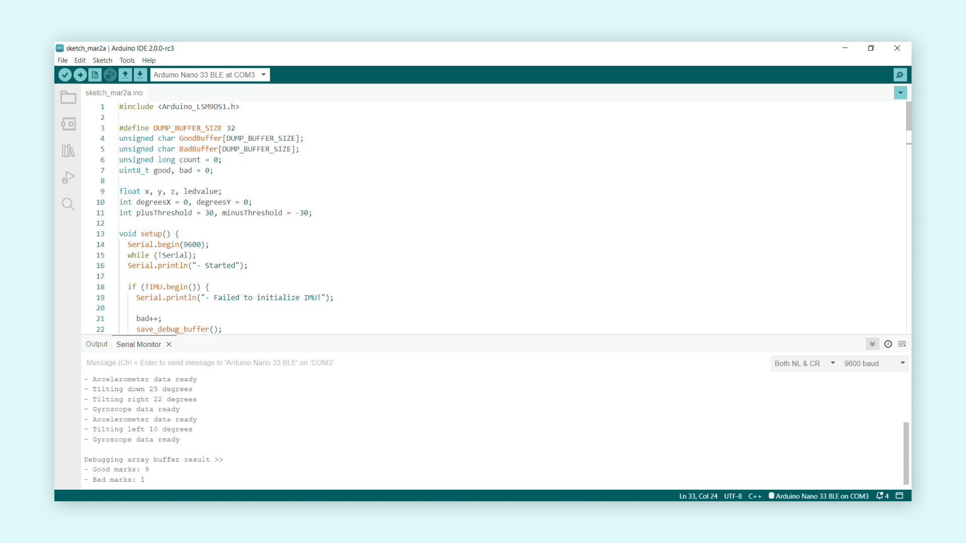 5 runtime instance of the debugging array.